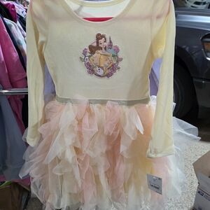 Princess Belle Yellow and Pink Dress